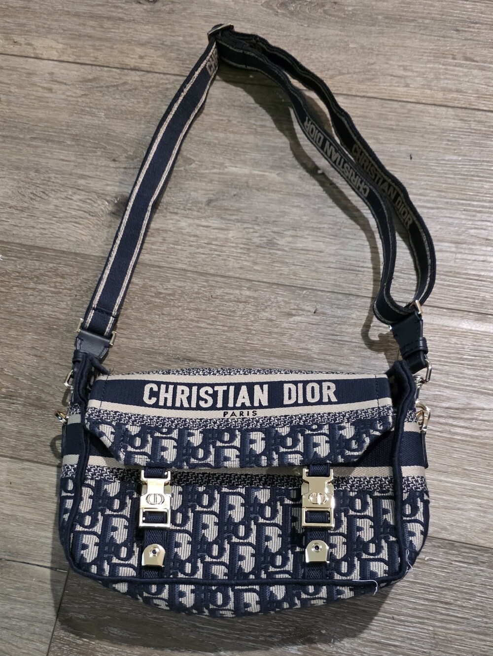 NWOT Dior Navy Blue Small Diorcamp Bag